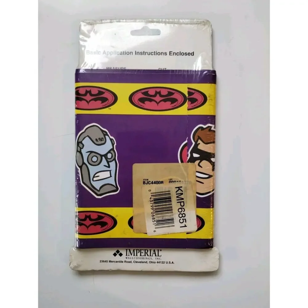 1997 Adventures of Batman & Robin Wallpaper/Adhesive Border 6 3/4